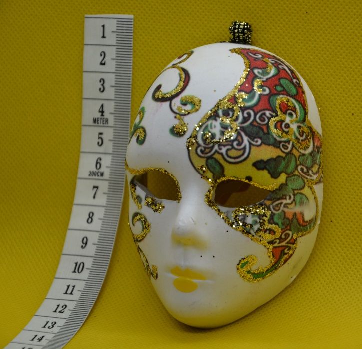 Prosto z Włoch maska wenecka (do zawieszenia 10cm) certyfikat oryginał