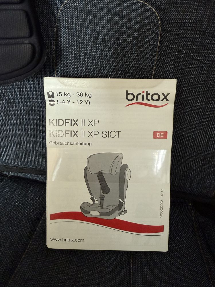 Fotelik samochodowy Britax Romer KIDFIX II XP SICT 15-36 kg