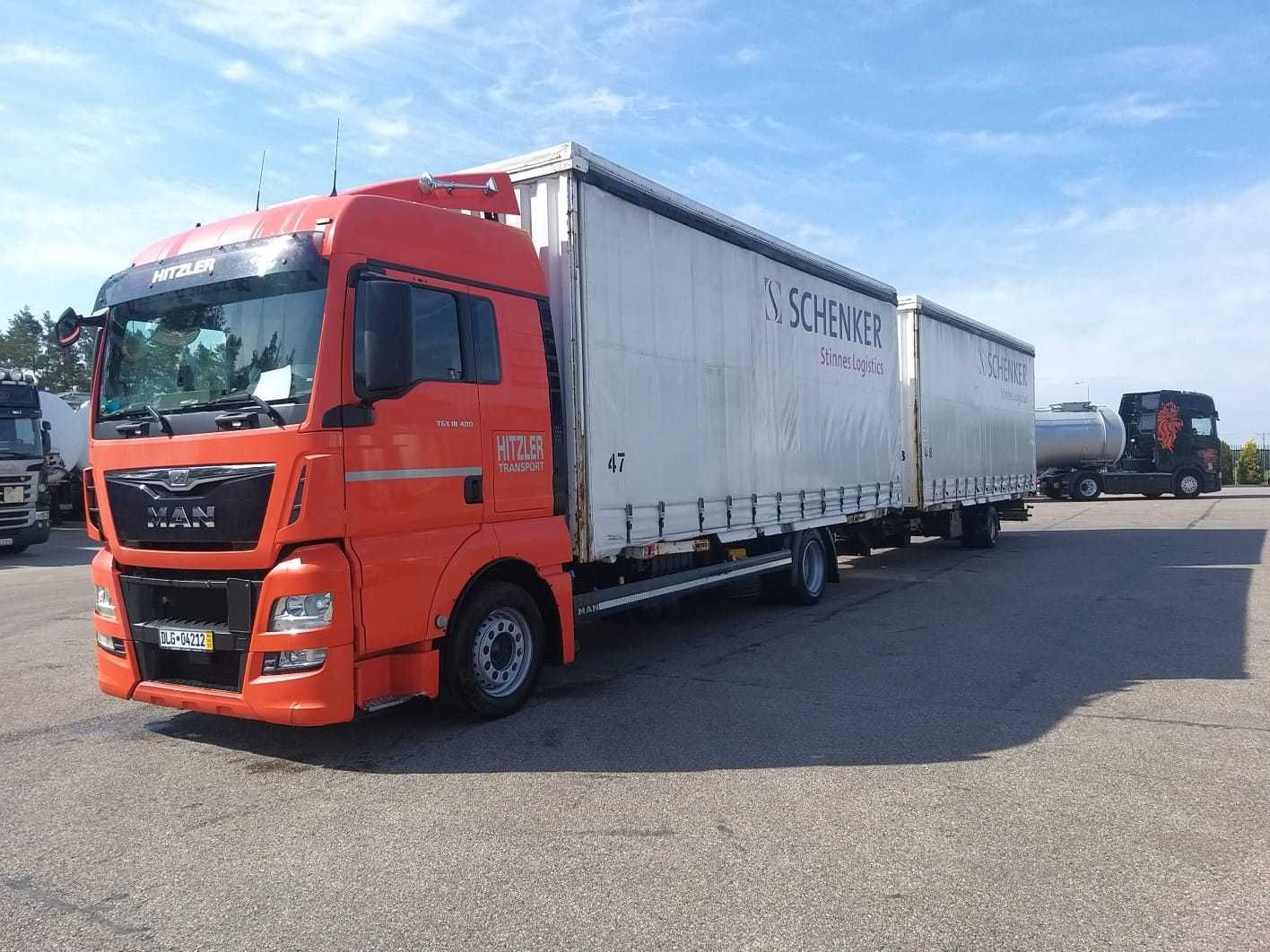 Man TGX TGM BDF 18400 euro 6 Jumbo zestaw 7.7+7.7 JAK NOWY