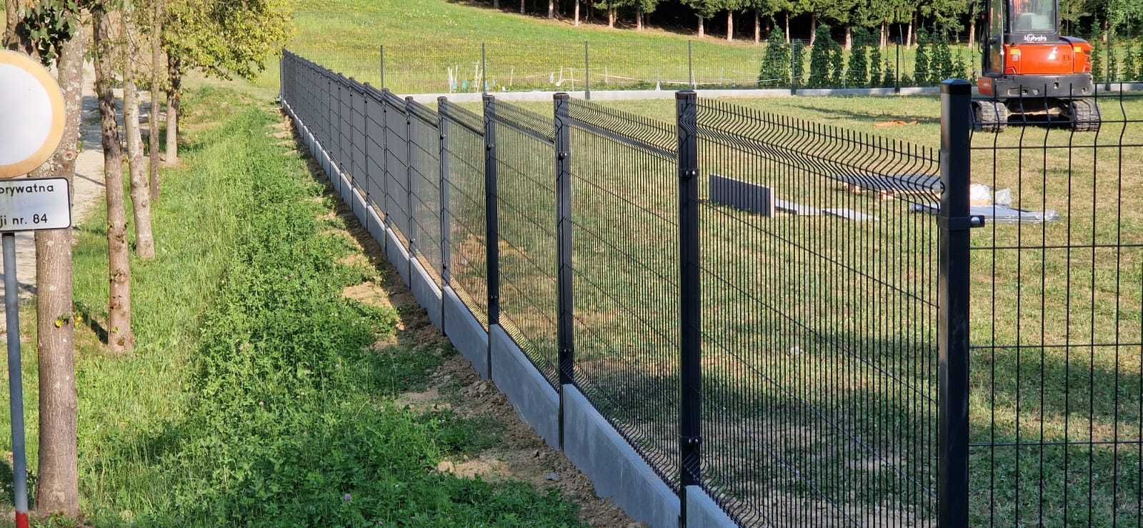 Panel h123 fi 4 ogrodzenie panelowe 52zł mb podmurówka BRZOZÓW