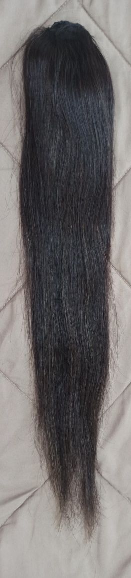 Cabelo Humano Rabo de Cavalo Extensão 65 Cm