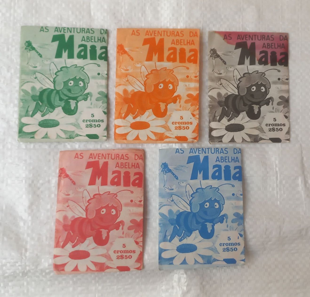 Lote de carteiras de cromos antigos, selados.