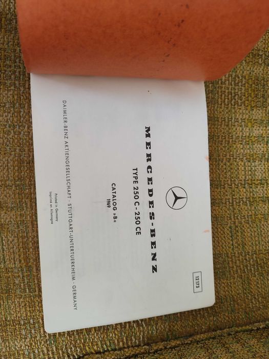 Catalogo Mercedes W114 W115