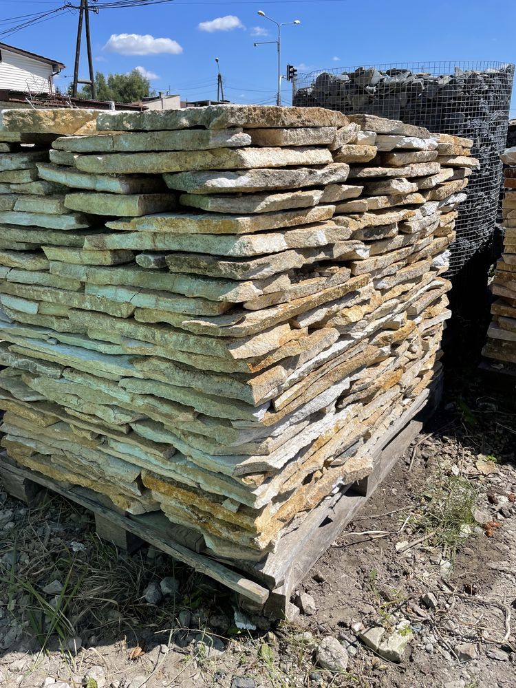Kamień Naturalny Twardy Łupek Taras Schody Ściana Okładzina WAWER