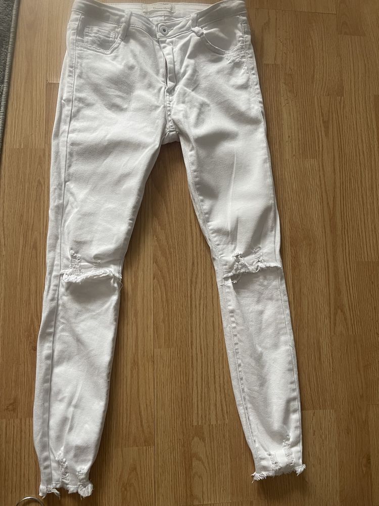 Spodnie białe varlesca rozmiar s/m