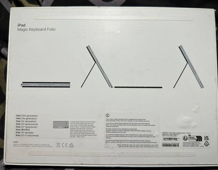 Чохол-клавіатура для планшета MQDP3 iPad 10th gen Apple Magic folio