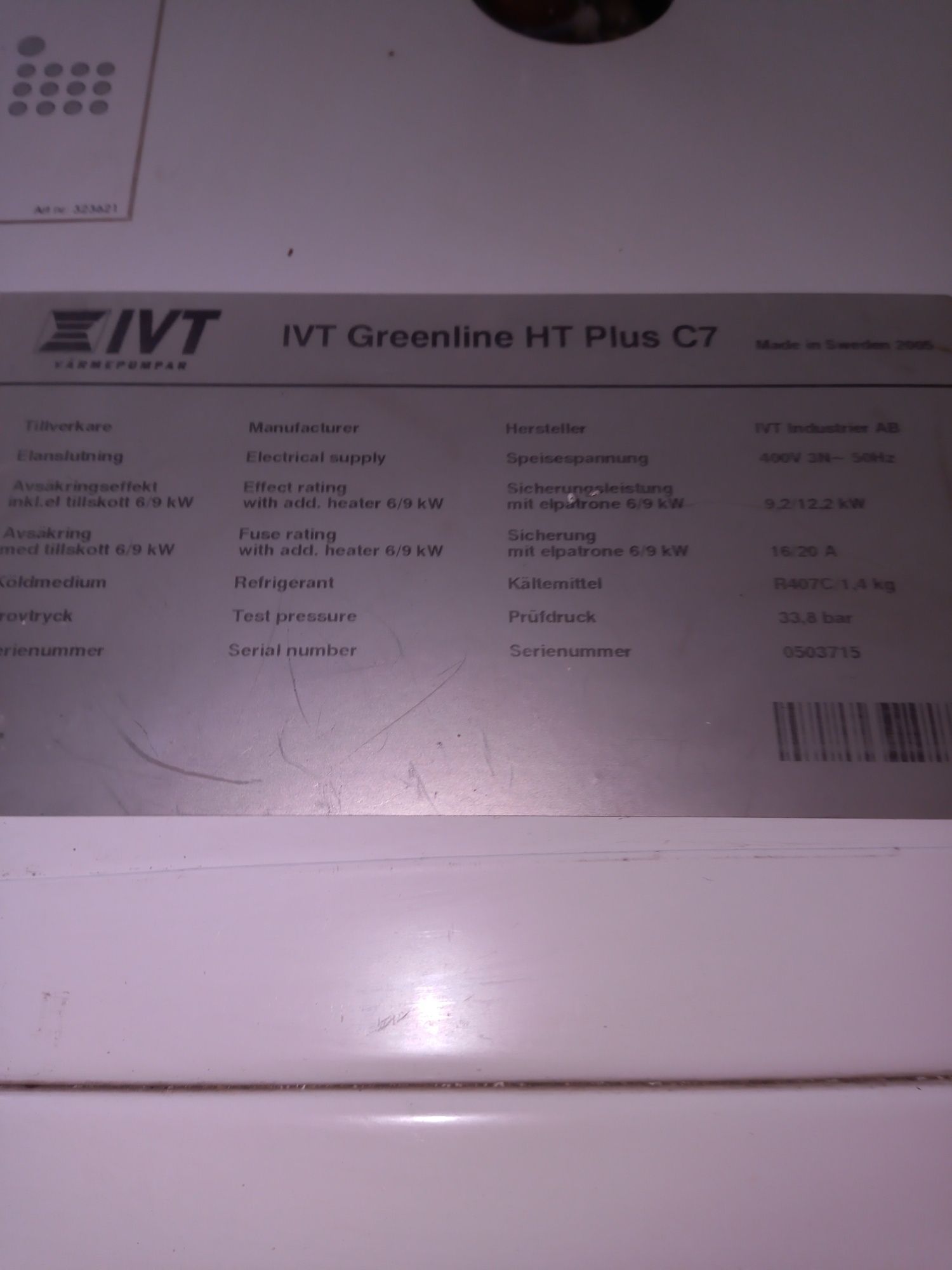 Pompa ciepła IVT  Greenline HT Plus C7