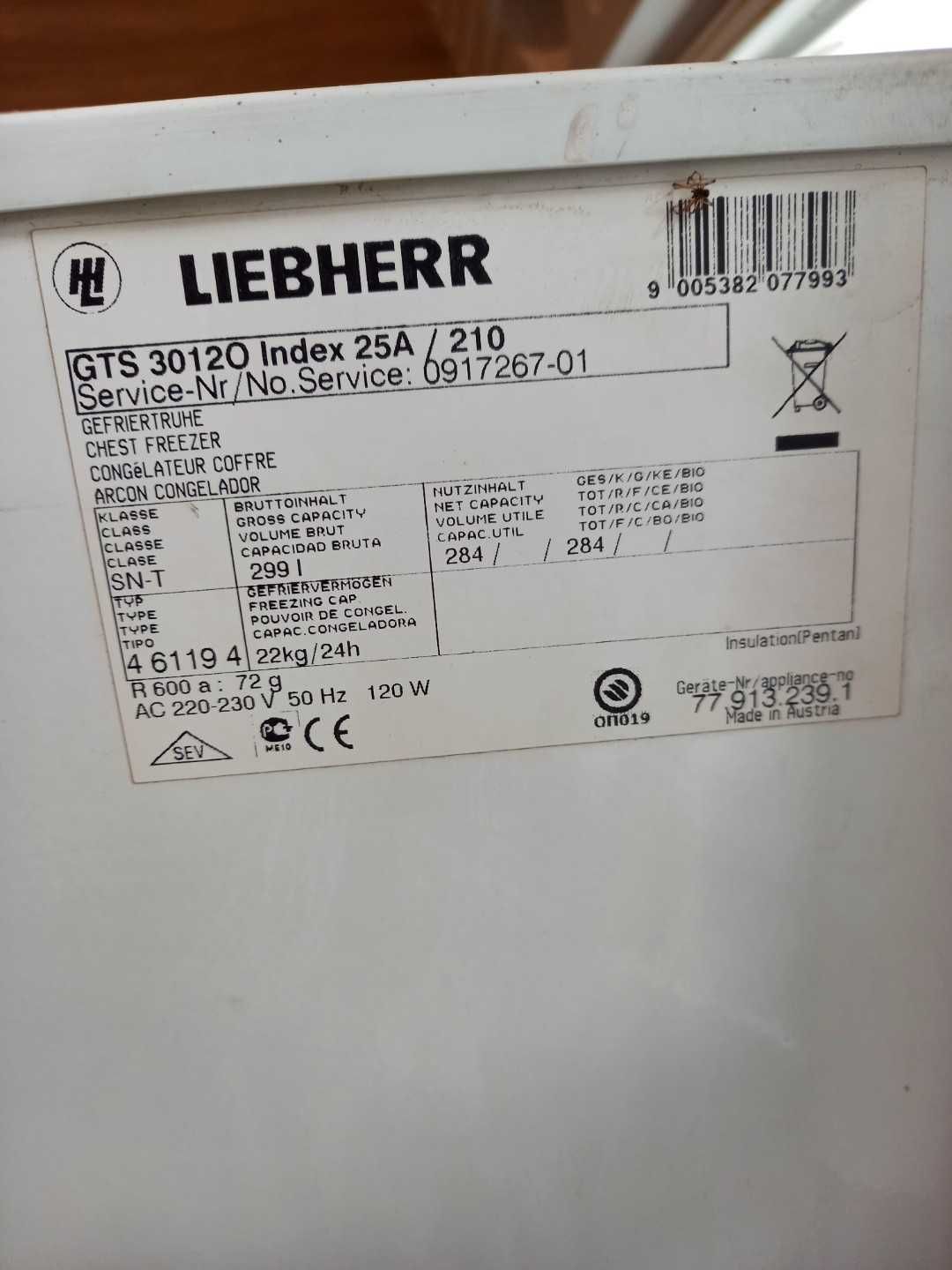 Okazja zamrazarka Liebherr