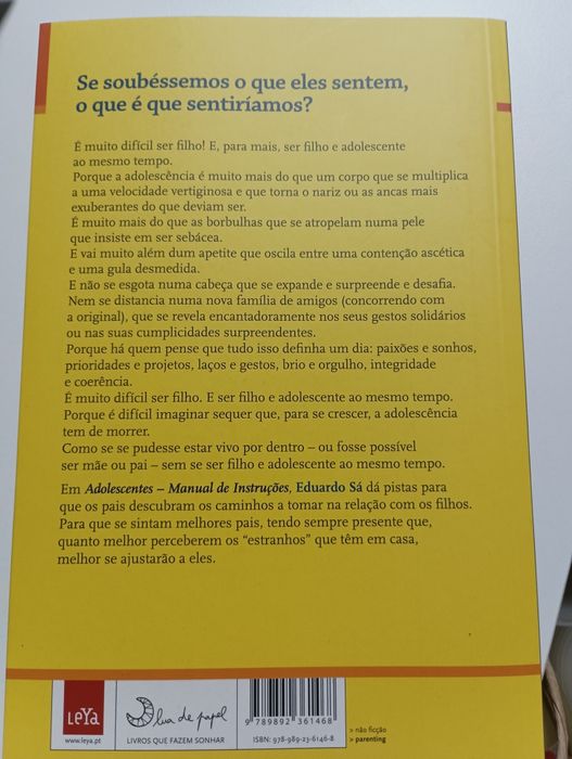Livro "Adolescente" Eduardo Sá