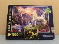 nowe puzzle fluorestencyjne 1000 elementow swiecace w ciemnosci