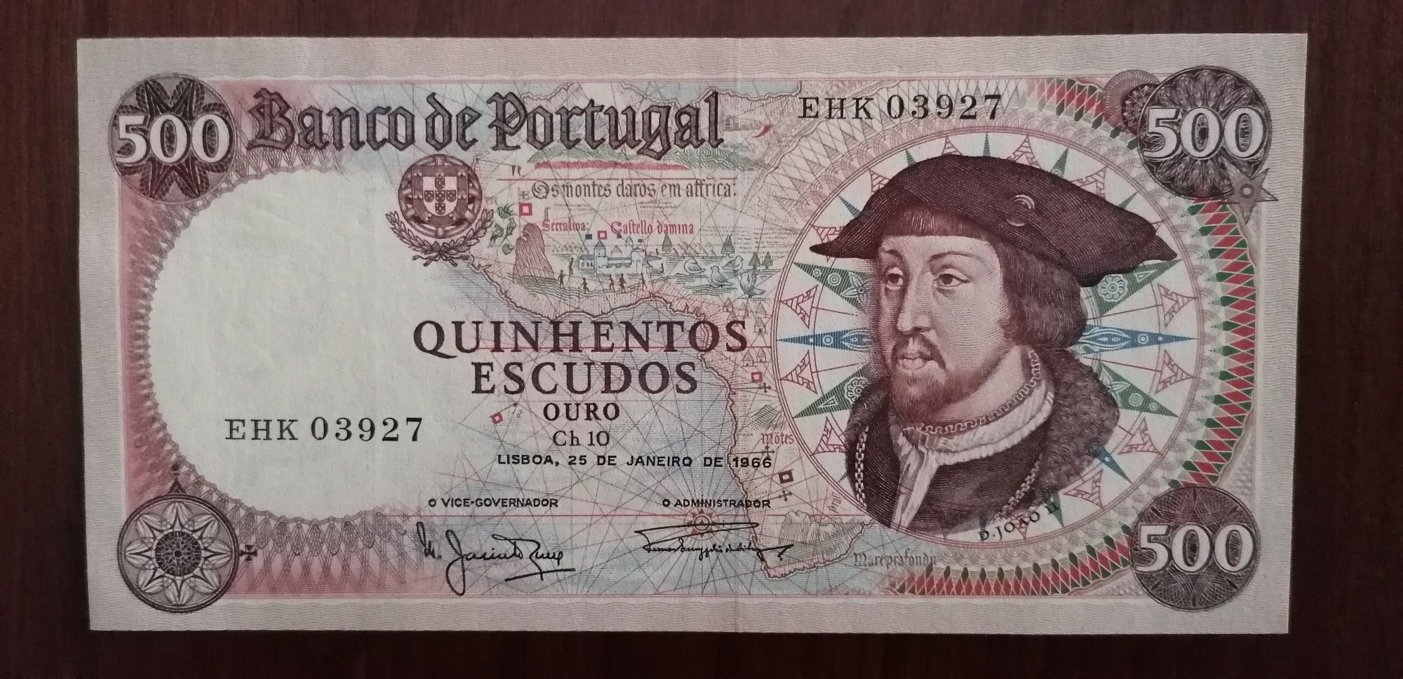 Nota 500 escudos