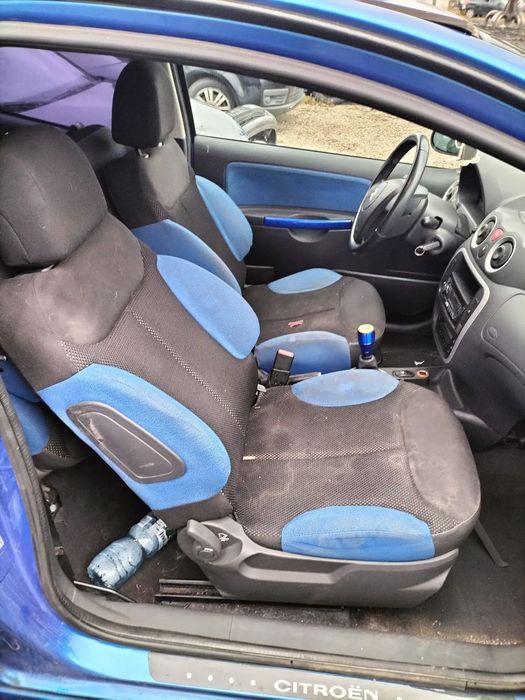 FOTELE PRZÓD TYŁ AIRBAG CITROEN C2 VRT 3D 03-09r