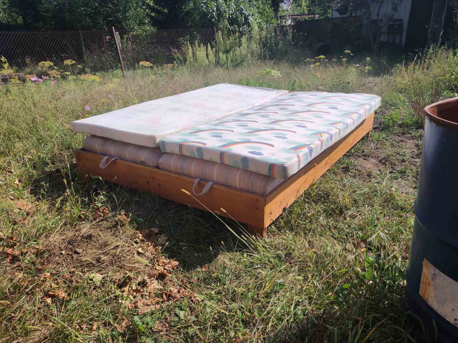 Ліжко радянське півторачка двоспальне 160×215 160×200 матрас
