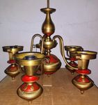 Zabytkowy, antyczny żyrandol, lampa, oświetlenie.