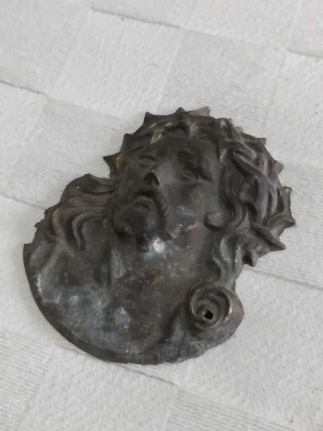 Placa Metálica Rosto Jesus Cristo