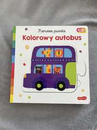 Kolorowy autobus puzzle Akademia mądrego dziecka