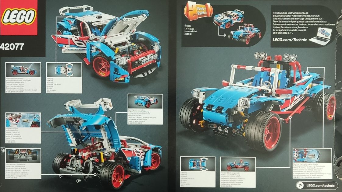 LEGO Technics nr 42077 Rally Car