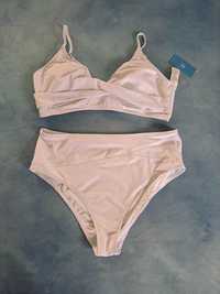 Cupshe strój kąpielowy dwuczęściowy biały rozmiar XL (280)