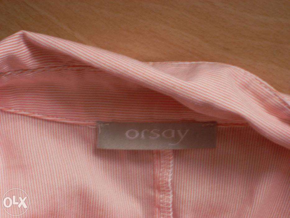 prawie nowa bluzka koszulowa M z krótkim rękawem Orsay
