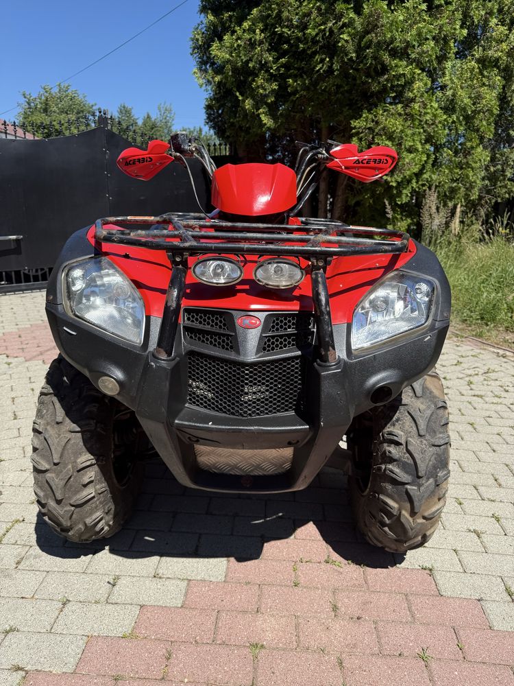 Kymco Mxu 500 z 2008 roku 4x4 hak