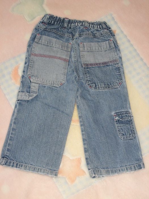 Spodnie chłopięce bojówki jeans GEORGE r. 92 wyprzedaż tanio!