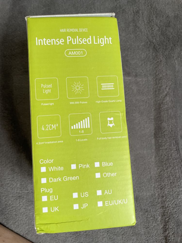 Depilator laserowy do usuwania włosów
