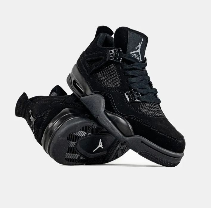Кросівки Air Jordan Retro 4 Black Cat 44 розмір