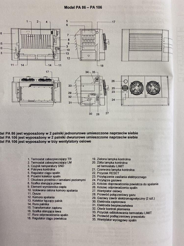 Nadmuchowe systemy grzewcze ROBUR