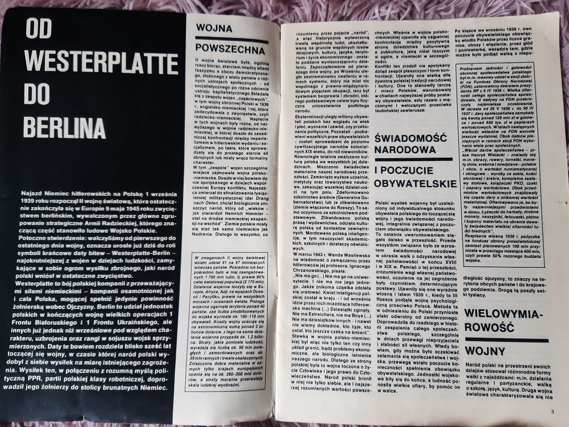 Czasopismo KAW II wojna światowa-drogi do zwycięstwa, 1986 r.