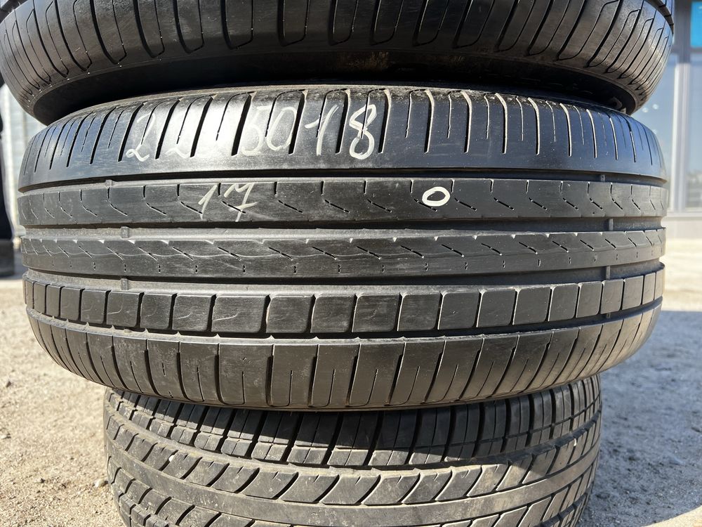 Шини 225/50/18 бу Pirelli, літня резина R18;Склад коліс;шини