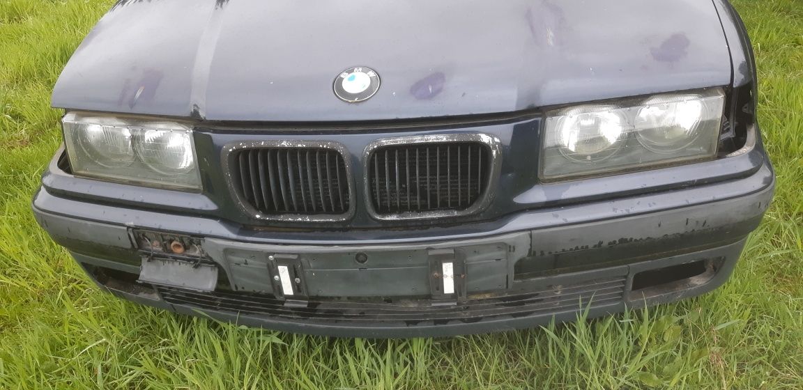 Bmw e36 nosek polift lampy błotnik maska zderzak cosmosschwarz