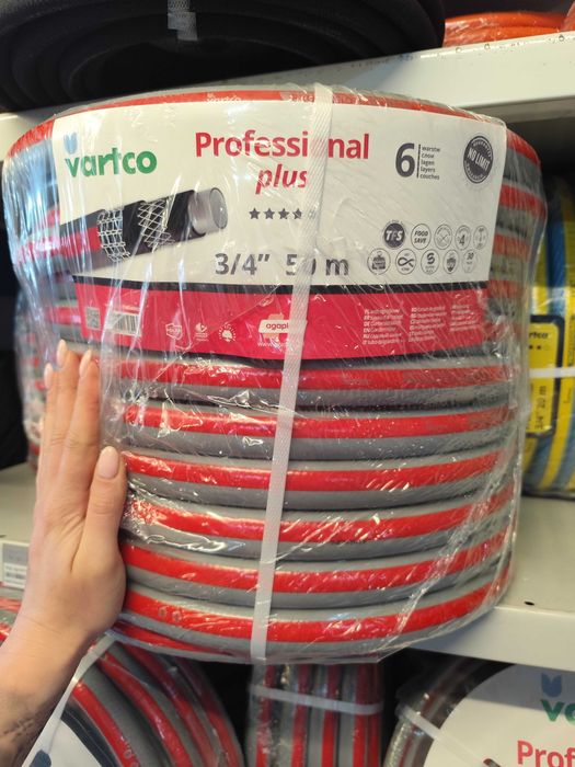 WĄŻ OGRODOWY nieskręcający 6 warstw 4 warstwy trwały wytrzymały VARTCO