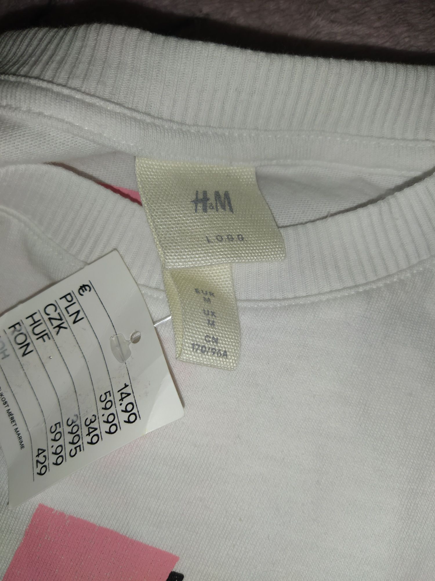 Nowa, mega bluzka H&M rozmiar M oversize cena z metki 60 zł