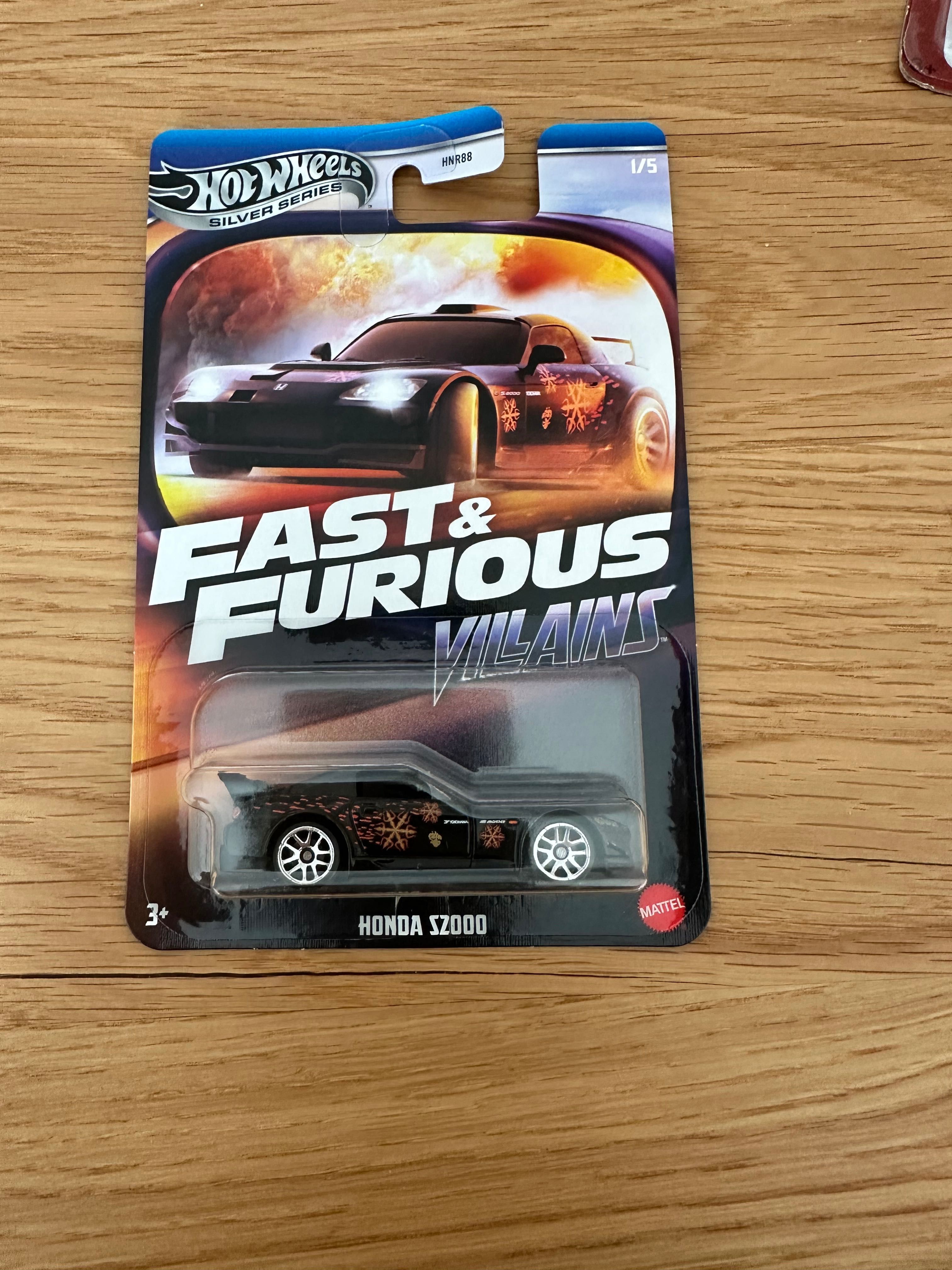 hot wheels honda s2000 fast&furious villains