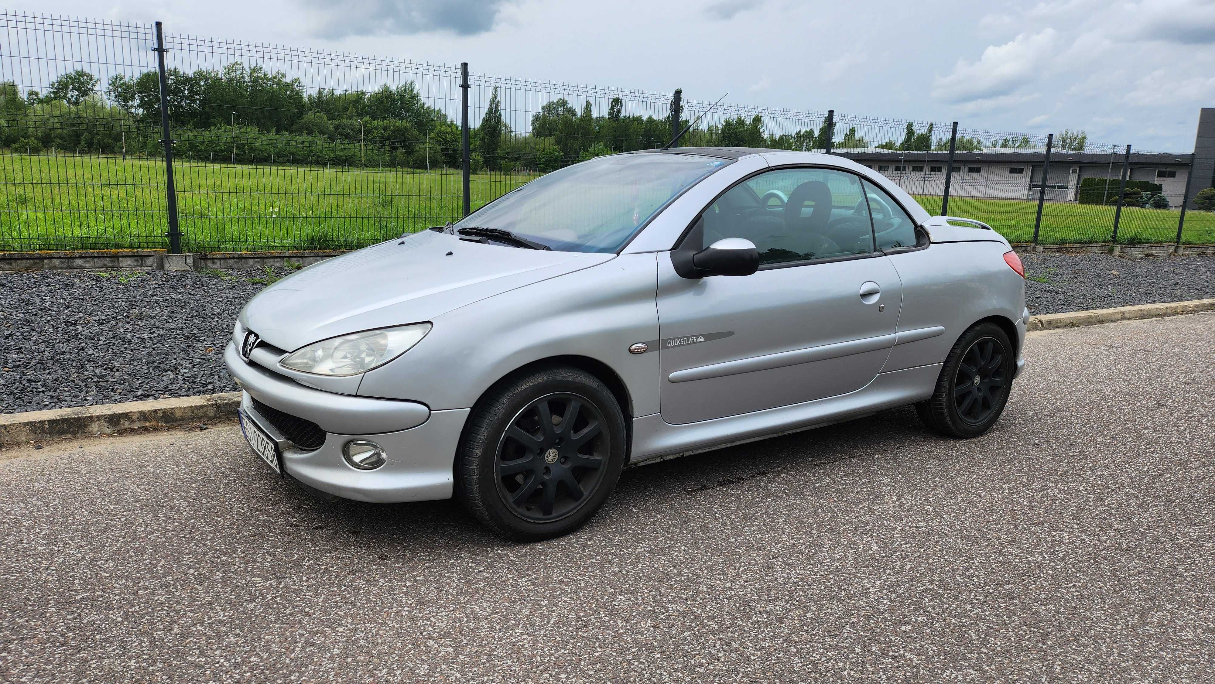 Peugeot 206 CC Quiksilver 1.6 HDi Kabriolet 2005r. 6 lat 1 wł. Klima