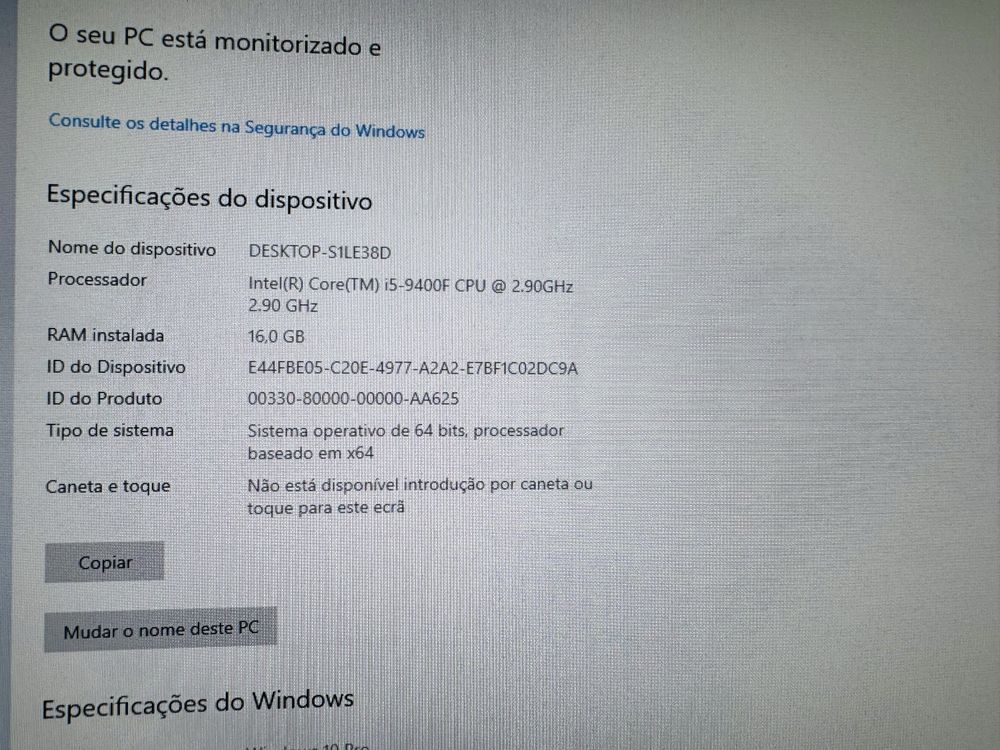 Computador gaming i5 9Gen/ Rtx 2060 / 16GB