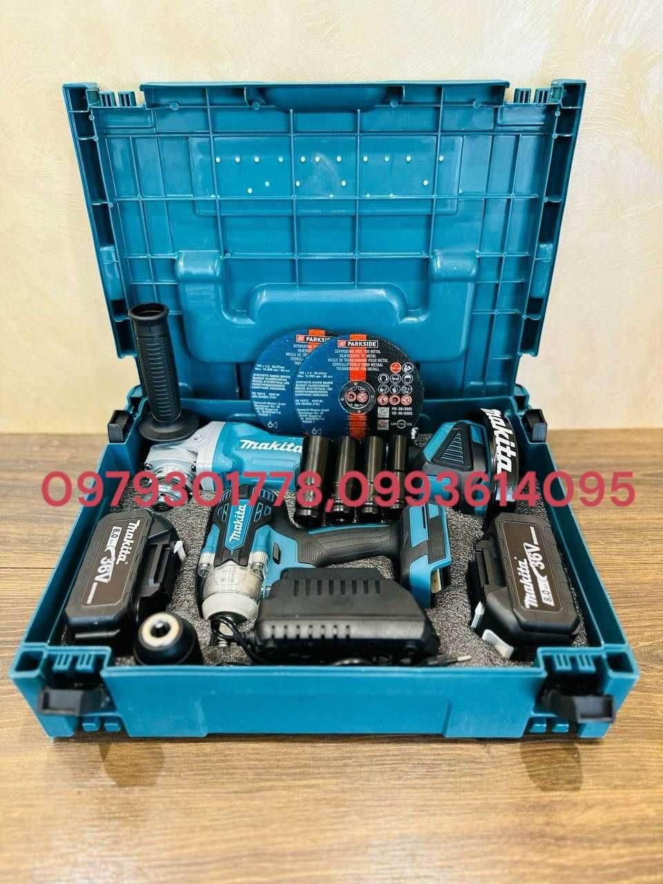 Акумуляторний Набір 2в1 Makita 36V Гайковерт DTW450 + Болгарка DGA504