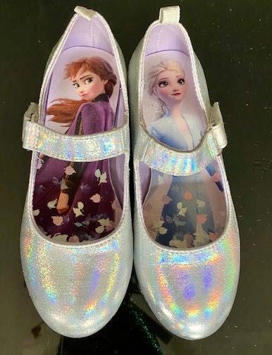 Elsa, Elza, Frozen, Kraina lodu holograficzne  baleriny buciki HM