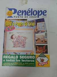 4 Revistas de Ponto de Cruz, com todos os motivos para o bebé.