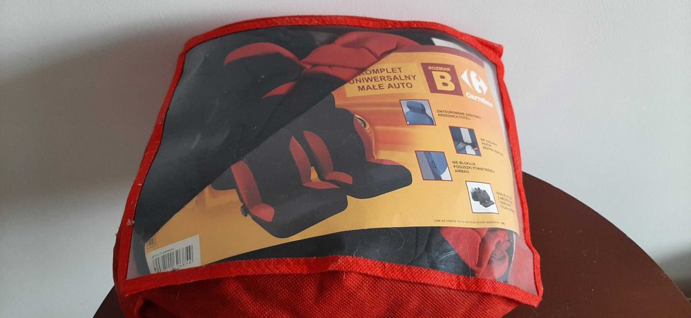 Pokrowiec do Malucha uniwersal - małe auto Fiat 126p + kamizelka odbl.