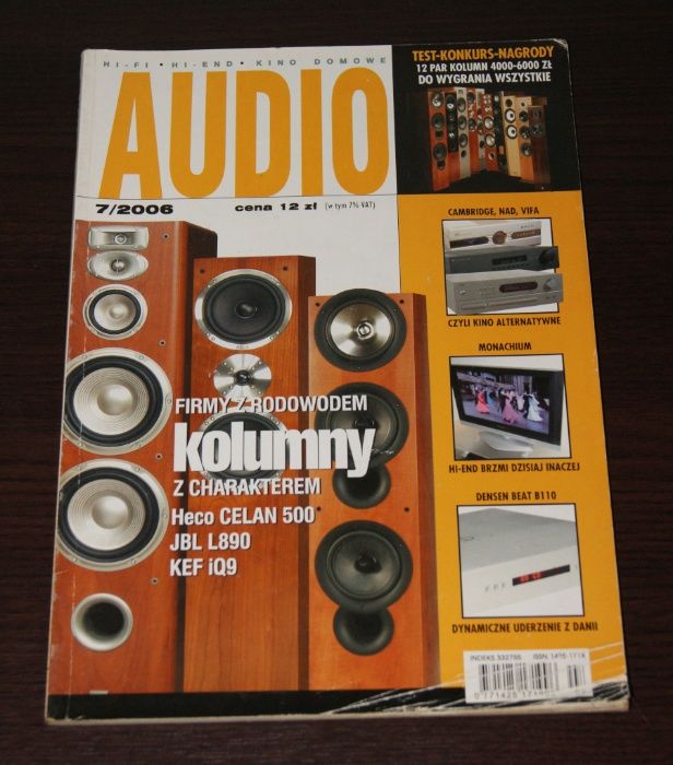 Audio nr 7/2006. Hi-Fi, High-End, Kino domowe