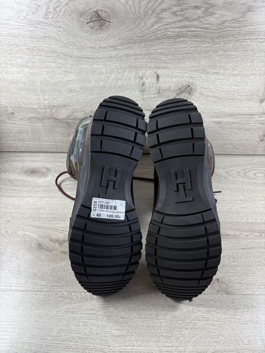 Tommy Hilfiger чоботи шкіряні жіночі утеплені 40 розмір