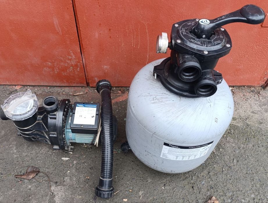 Фільтр грубого очищення з насосом для басейнів