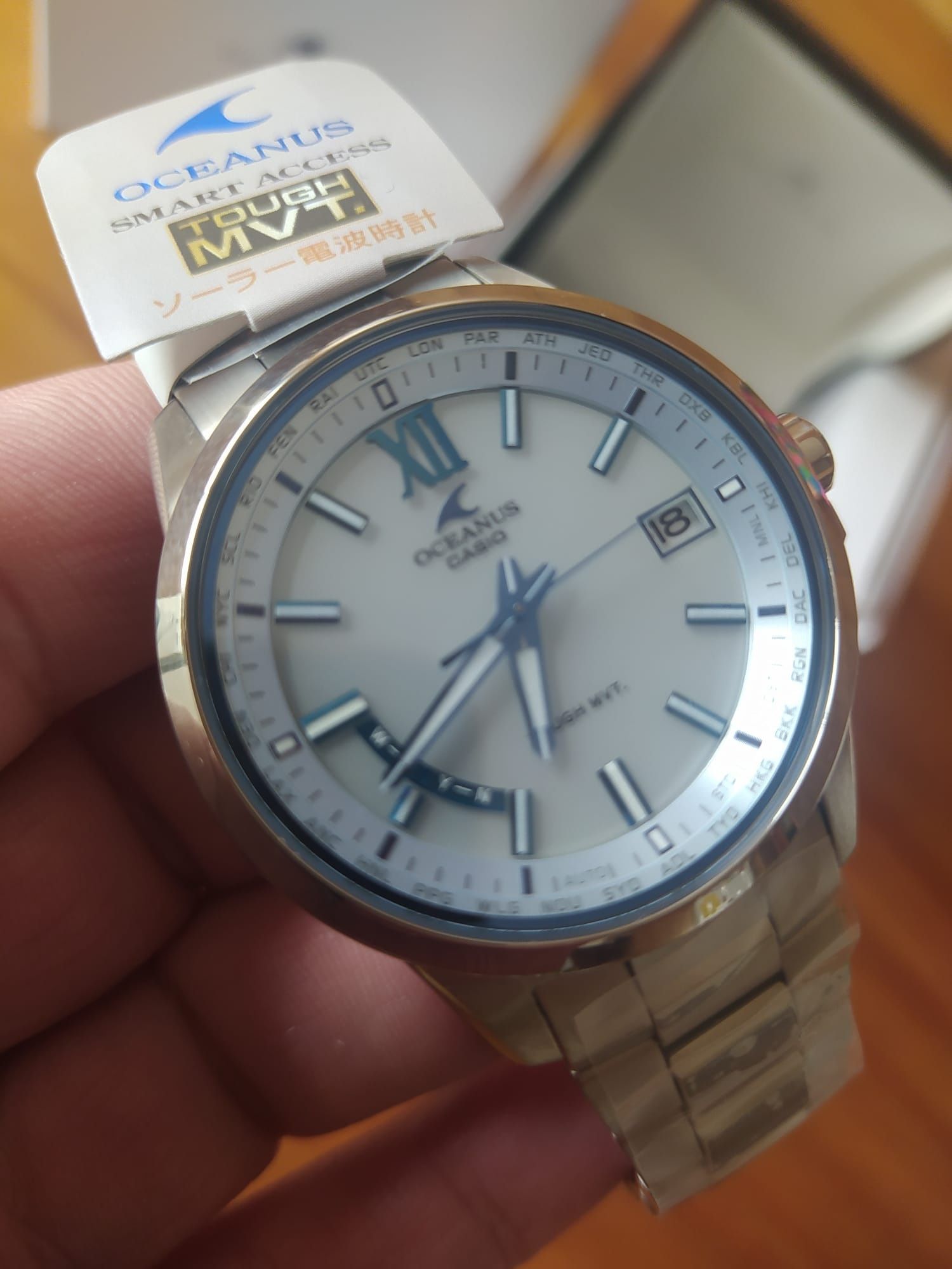 *NOVO* Casio Oceanus OCW-T150-2AJF JDM e feito no Japão 41.3mm