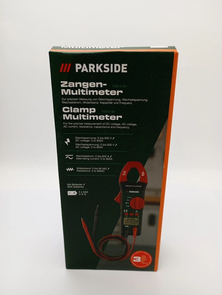 НОВ оригінал цифровий мультиметр з Німеччини Parkside PZM 2 B4/ тестер