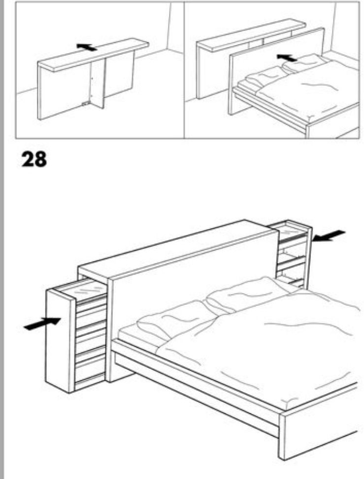 Cabeceira de cama IKEA