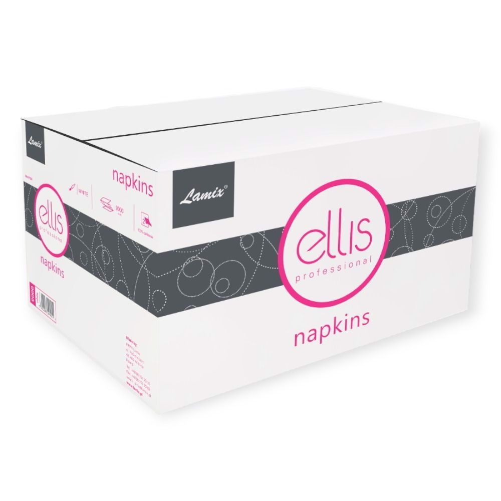 serwetka ellis napkins do dozownika n4 biała 9000s