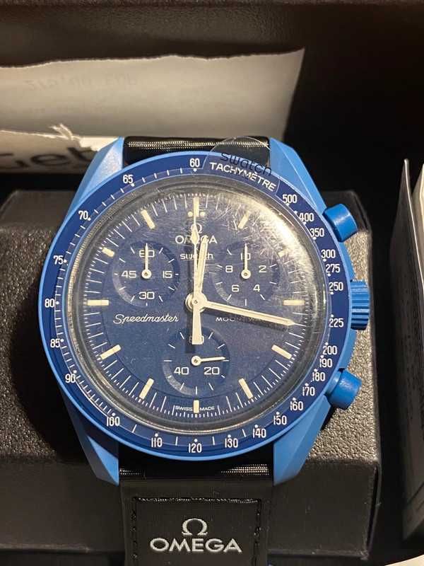 Omega x Swatch Mission to Neptune SO33N100 - Ekskluzywny zegarek