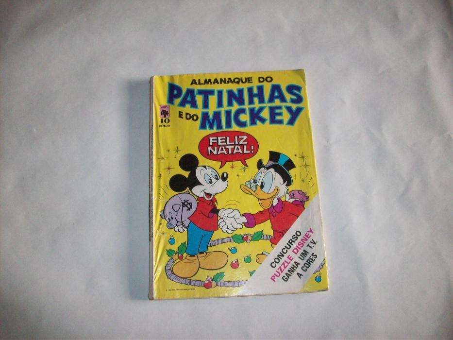 Livro de banda desenhada – “ Almanaque do Patinhas e do Mickey – Feliz