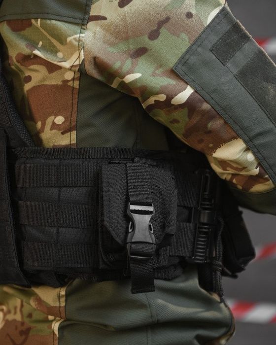 Плитоноска чорна з підсумками 7шт